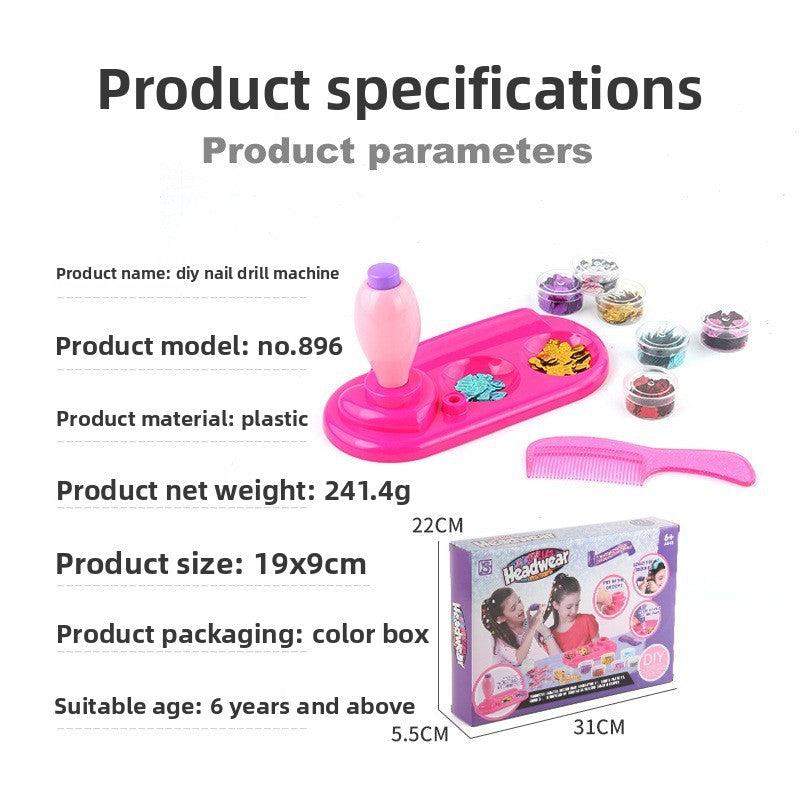 Glitter Diamond Hair/Nail/Cloth Gemstone Styling Set