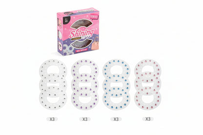 Glitter Diamond Hair/Nail/Cloth Gemstone Styling Set