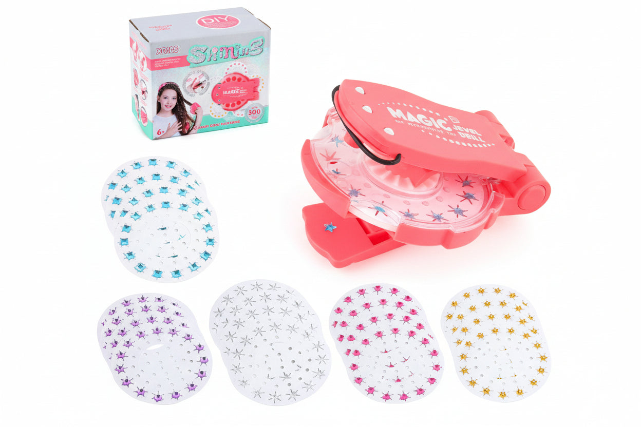 Glitter Diamond Hair/Nail/Cloth Gemstone Styling Set