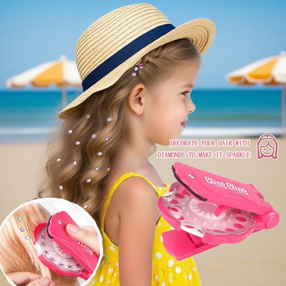 Glitter Diamond Hair/Nail/Cloth Gemstone Styling Set